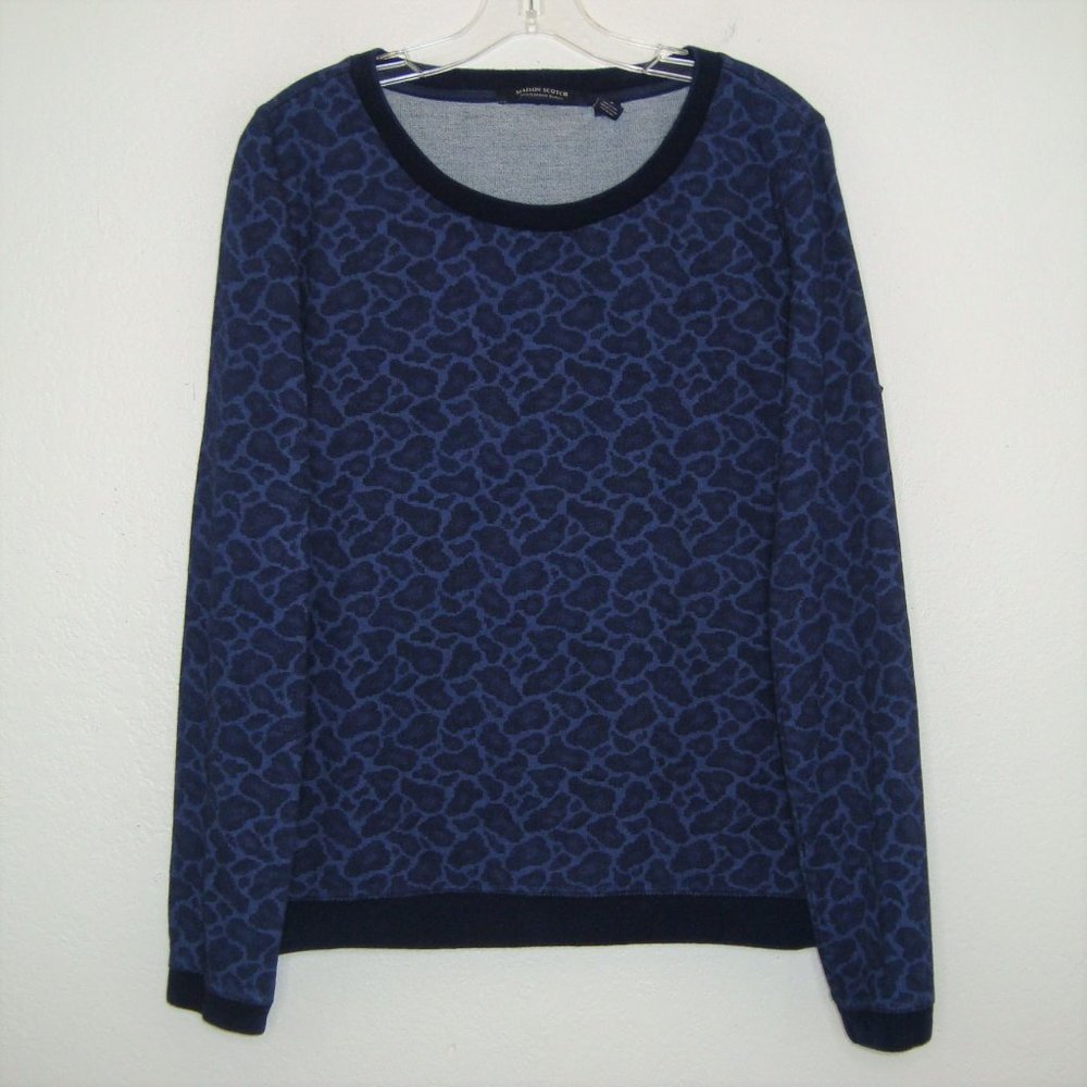 Scotch & Soda Maison Scotch Animal Print Sweatshirt  Size 3 (Med)?